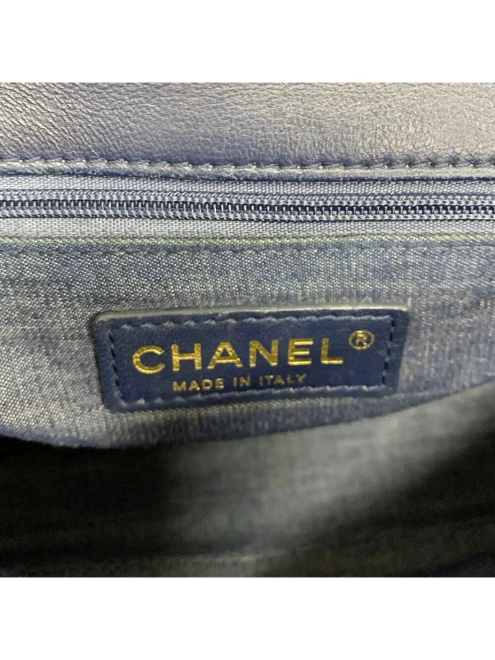Chanel Quilted CC Logo Lambskin Chain Shoulder